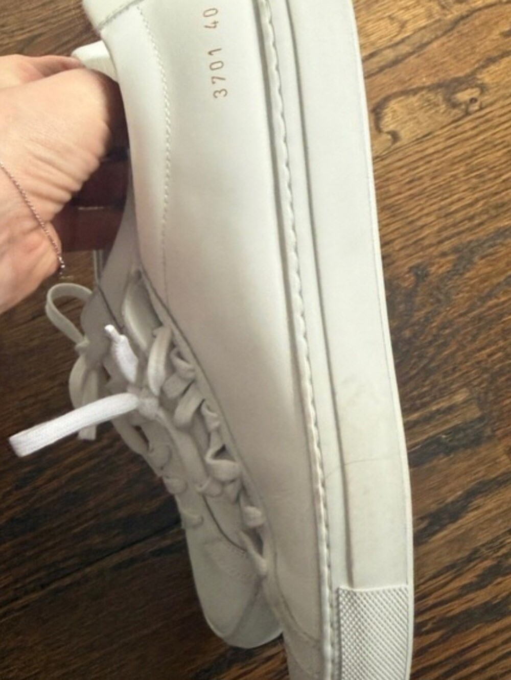 Common Projects Women's Original Achilles Leather Low-Top Sneakers - Picture 9 of 16